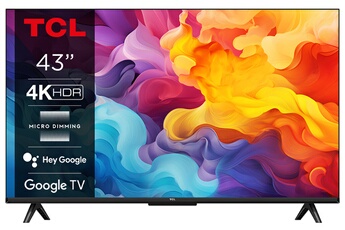 4K HDR : Superbe contraste, couleurs fidèles, vives et détails fins / Dolby Audio : Pour un son riche, clair et puissant / Chromecast intégré / Google TV : Vos divertissements préférés avec l'aide de Google