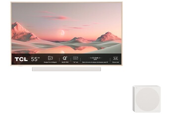 Ecran QLED PRO 139 cm (55") - 4K UHD / Processeur AiPQ Pro / HDR, Compatible Netflix, Mise en veille programmable, Guide électronique des programmes / 4 HDMI - 2 USB