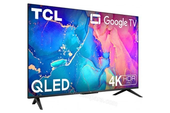 Ecran QLED 139 cm (55") - 4K UHD / Google TV - Son Onkyo Dolby Atmos / HDR multi-format - Game Master / 3 HDMI - 1 USB