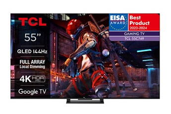 Tcl TV LED 55C749 55'' 4K QLED 144hz 139cm 2023