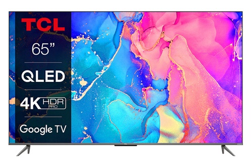 TV LED Tcl TV QLED TCL 65C635 165 cm 4K GOOGLE TV HDMI 2.1 Son