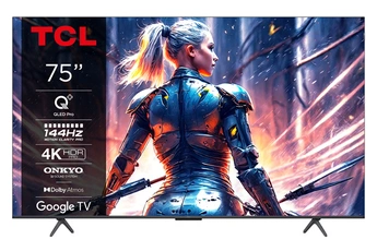 QLED Pro : Les couleurs exceptionnelles du QLED / 4K HDR PRO : Noirs incomparables, contraste plus élevé et couleurs vives / Onkyo Dolby Atmos : L'expérience audio du cinéma à la maison / Google TV : Vos divertissements préférés avec l'aide de Google