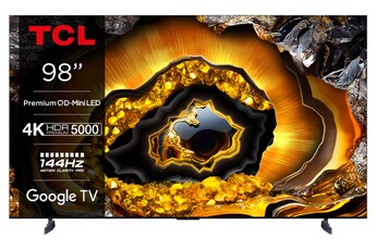 Ecran 248 cm (98") - 4K UHD / Mini LED - 144 Hz natif / HDR multi-format - Google TV / 4 HDMI - 2 USB