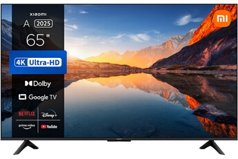 Ecran 164 cm (65") - 4K UHD / Google TV avec commande vocale / Affichage fluide avec MEMC - Dolby Audio / 3 HDMI - 2 USB