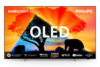 TV OLED Philips 65OLED759 OLED Ambilight TV Dolby Atmos et Vision 120Hz 4K 164cm 2024