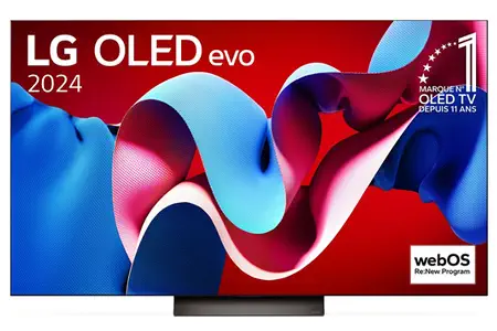 TV OLED Lg OLED65C4 OLED evo Dolby Atmos & Vision 120Hz 4K 165cm 2024