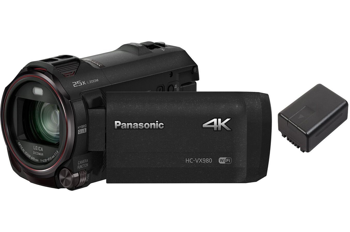 Caméscope numérique Panasonic HC-VX980 4K + 2EME BATTERIE - HC-VX980 ...