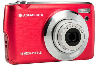 Appareil photo compact Agfaphoto Realishot DC8200 Rouge + Carte SD 16 Go