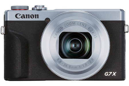 Appareil photo compact Canon G7X Mark III Argent + Batterie supplémentaire