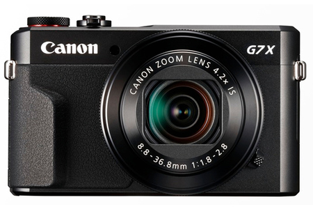 Appareil photo compact Canon Pack G7X Mark II Noir + Etui + Carte 32Gb