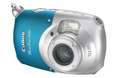 Appareil Photo Compact Canon Powershot D10 Argent Etanche