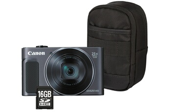Canon Powershot Sx620 Hs Noir + Etui + Sd 16Go