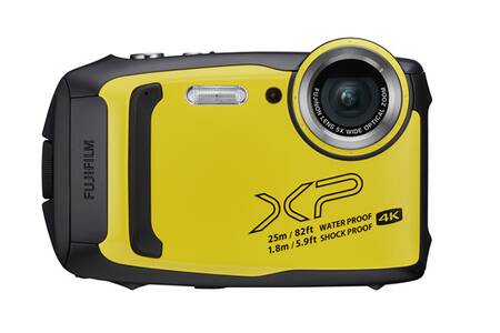 Appareil Photo Compact Fuji Finepix Xp 140 Jaune Darty