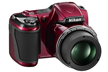 NIKON L820 Bridge Rouge - CMOS 16MP Zoom 30x 