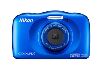 COOLPIX W150 BLEU + SAC