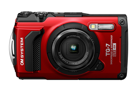 Appareil photo compact Om System TG-7 rouge
