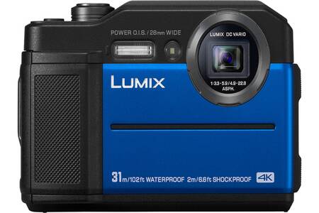 Appareil Photo Compact Panasonic Lumix Ft7 Bleu Darty