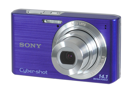 Appareil Photo Compact Sony Dsc W610 Bleu Darty