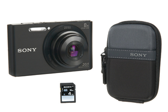 Appareil photo compact Sony DSC-W830 NOIR+ETUI+4GO