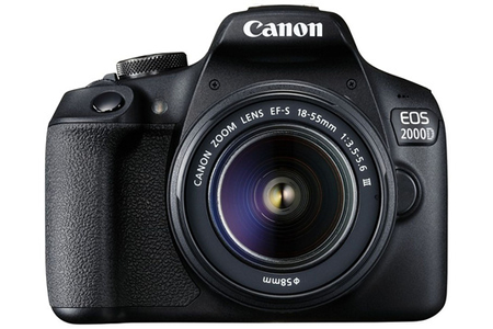 Appareil photo Reflex Canon EOS 2000D + EF-S 18-55mm f/3.5-5.6 DC III