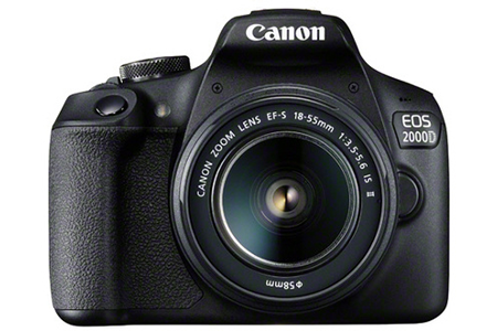 Appareil photo Reflex Canon EOS 2000D + EF-S 18-55 IS II