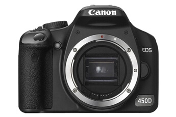Appareil photo Reflex Canon EOS 450D Bo&icirc;tier nu Reflex - 12.2 MP - APS-C - corps uniquement - noir