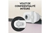 Logitech Brio 100 Full HD avec confidentialité, Correction automatique de l''éclairage, USB-A - Blanc photo 3