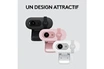 Logitech Brio 100 Full HD avec confidentialité, Correction automatique de l''éclairage, USB-A - Blanc photo 6