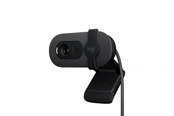 Webcam Logitech Brio 100 Full HD avec confidentialité, Correction automatique de léclairage, USB-A -