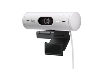 Webcam Logitech Brio 500 Webcam HD avec Deux Micros a Reduction de Bruit - Blanc