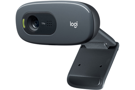 Webcam Logitech C270 HD avec microphone pour PC, Mac