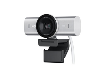 Webcam Logitech MX Brio de collaboration et streaming 4K Ultra HD, 1080p a 60 IPS, 2 micros avec red