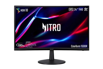 Ecran 23,6" (60 cm) - Full HD 1920 x 1080 / AMD FreeSync Premium - Incurvé 1500R / 180 Hz - Temps de réponse 1 ms / 2 HDMI - 1 DisplayPort