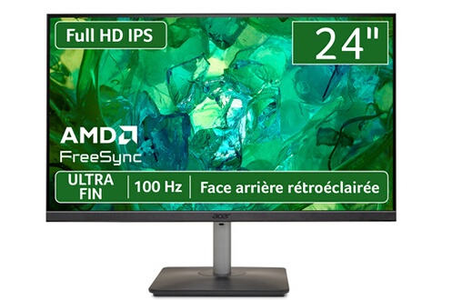 VERO Ultra Fin 24'' RS242Ybpamix Dalle IPS 1ms 100 Hz