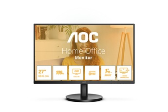 Ecran 27" (68,6 cm) - FHD 1920 x 1080 / Adaptive Sync / 100 Hz - Temps de réponse 1 ms / 1 HDMI - 1 VGA