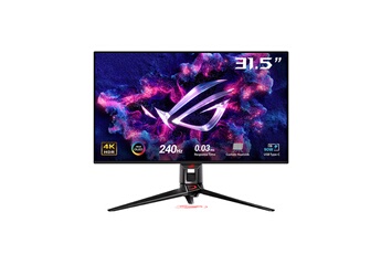 Ecran 32" (80 cm) - 4K UHD / Nvidia G-SYNC / 240 Hz - Temps de réponse 0,03 ms / 2 HDMI - 1 DisplayPort