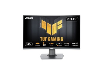 Ecran 23,6" 16:9 - Full HD x 1920 x 1080 / Taux de rafraîchissement de 180 Hz - temps de réponse de 1 ms / Incurvée 1500R - Angle de vision 178° / 178 / 2 HDMI - 1 Display Port