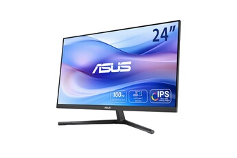 Ecran 24" (60,3 cm) - Full HD 1920x1080 / Dalle IPS - Temps de réponse 1 ms / Taux de rafraîchissement 100 Hz - Luminosité 250 cd/m² / 1 HDMI - 1 USB Type-C