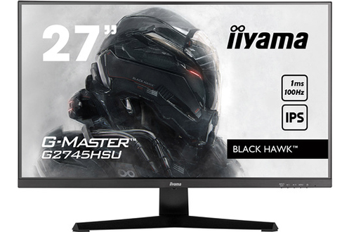 Ecran PC Iiyama Gaming 27" IPS FHDa100Hz 1ms DP HDMI / HUB-USB,  speakers - G2745HSU-B1