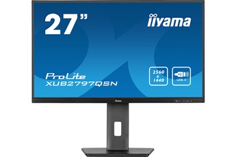 Ecran 27" (68.5cm) résolution WQHD 2560 x 1440 pixels / Luminosité 250 cd/m² - Temps de réponse 1 ms / 100Hz - Contraste 1300:1 / 1 x HDMI (2.0) - x1 DisplayPort (1.4)