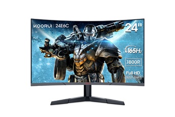 Ecran 24" (60 cm) - Full HD 1920 x 1080 / Incurvé 1800R - Adaptative-Sync / 165 Hz - Temps de réponse 1 ms / 2 HDMI - 1 DisplayPort