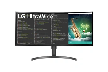 LG 35WN75CN-B - Moniteur Gaming 35 pouces VA Incurvé 21/9ème - HDR10, 100Hz, 5ms, USB-C 90W