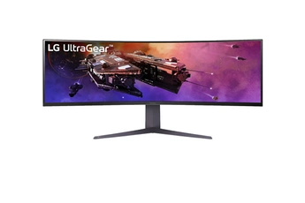 Ecran 45" (113 cm) - Dual QHD 5120x1440 / 32:9 - Incurvé 1500R - Display HDR400, DCI-P3 95% / 200 Hz - Temps de réponse 1ms (GtG) / 2 HDMI - 1 DisplayPort