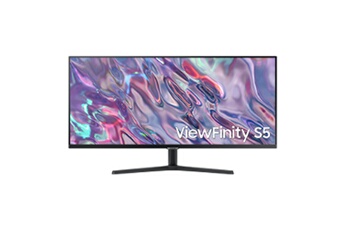 Ecran 34" (86 cm) - Ultra WQHD (3440 x 1440) / AMD FreeSync - HDR10 / 100 Hz - Temps de réponse 5 ms / 2 HDMI - 1 DisplayPort