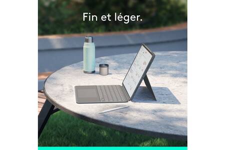 Doqo Étui Clavier Pour IPad Air 13" (M3/M2) Et Pro 13" (M4), Pro 12,9