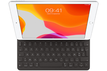 Clavier pour tablette Apple Smart Keyboard Noir pour iPad 9ème génération, 8ème génération et 7ème g