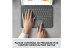 Logitech Etui clavier sans fil Azerty Combo Touch pour iPad 9ème génération, 8ème génération et 7ème génération photo 2