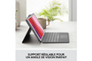 Logitech Etui clavier sans fil Azerty Combo Touch pour iPad 9ème génération, 8ème génération et 7ème génération photo 9