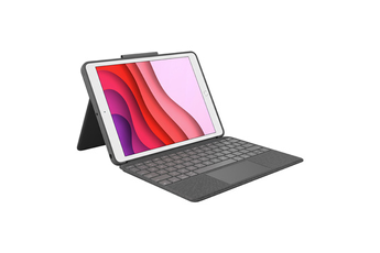 Clavier pour tablette Logitech Etui clavier sans fil Azerty Combo Touch pour iPad 9ème génération, 8