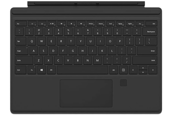 Clavier pour tablette Microsoft Clavier type cover pour Surface Pro avec lecteur d'empreinte - noir